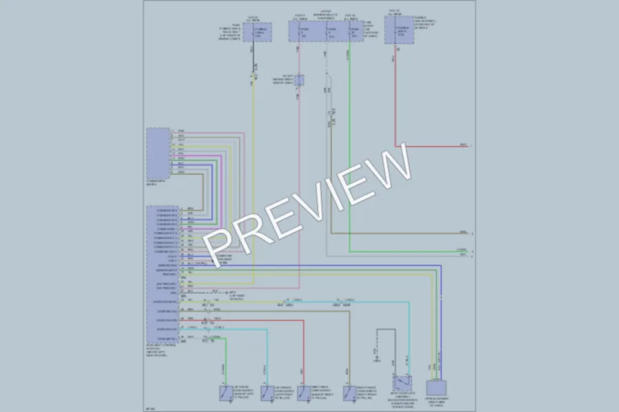 2013 Nissan LEAF Headlights wiring diagram preview