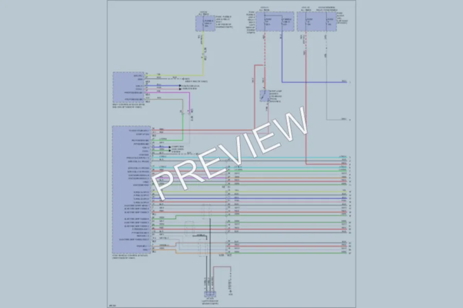 2013 Nissan LEAF Transmission wiring diagram preview