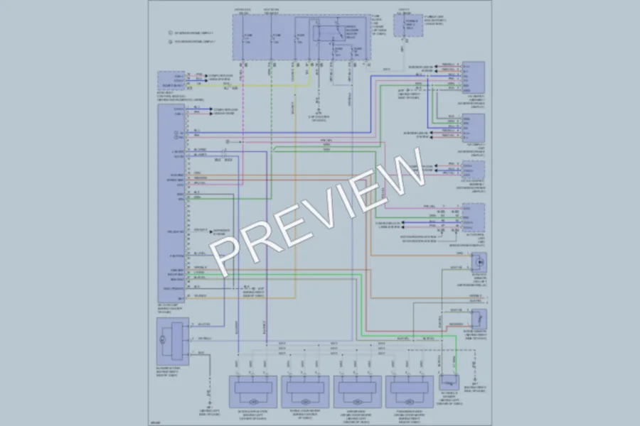 2013 Nissan Maxima Air Conditioning wiring diagram preview