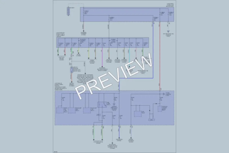 2013 Nissan Maxima Power Distribution wiring diagram preview