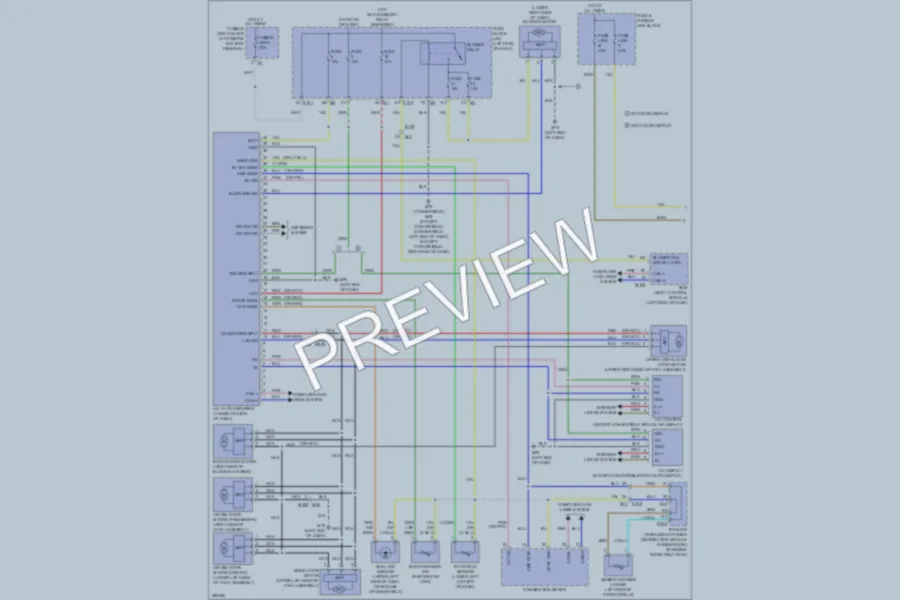 2013 Nissan Murano Air Conditioning wiring diagram preview