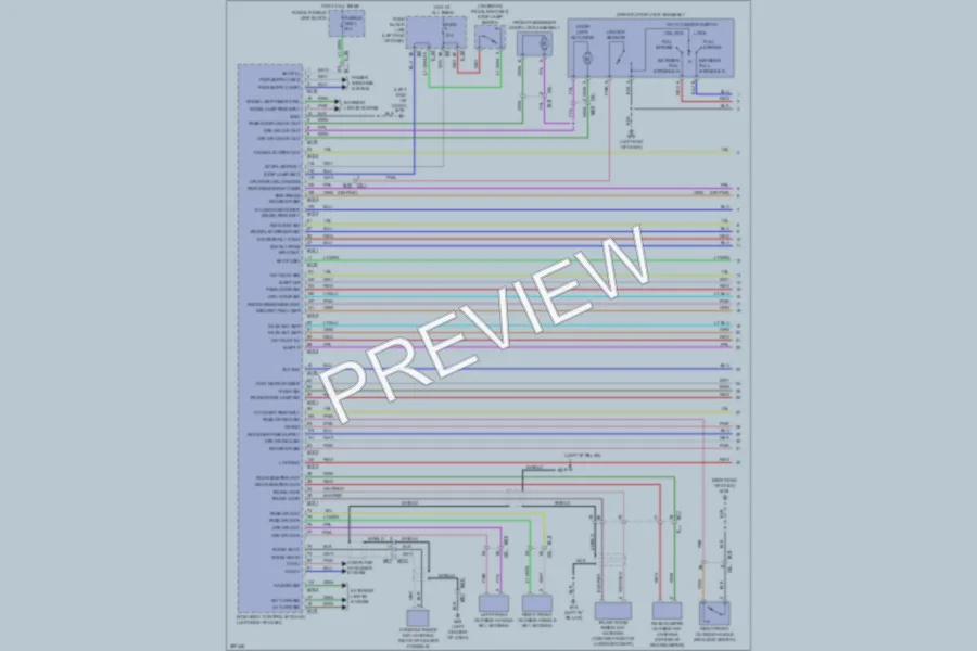 2013 Nissan Murano Anti Theft wiring diagram preview