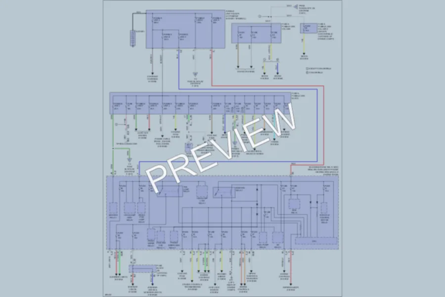 2013 Nissan Murano Power Distribution wiring diagram preview