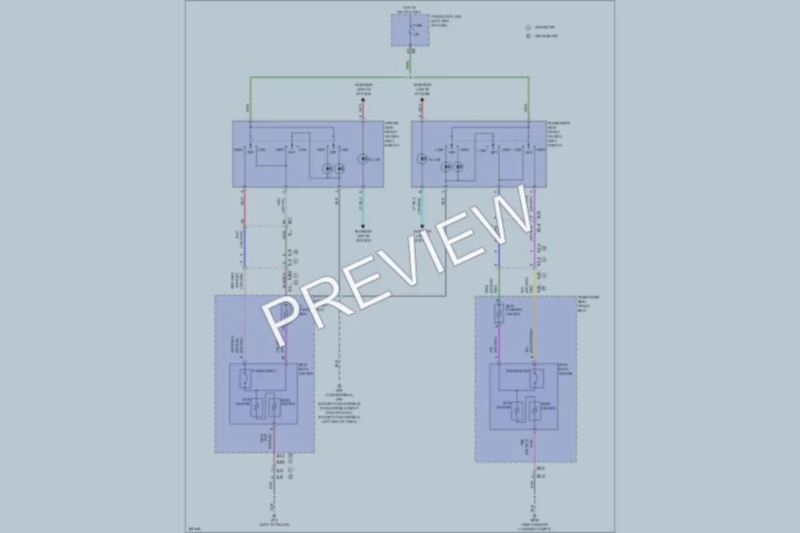 2013 Nissan Murano Power Seats wiring diagram preview
