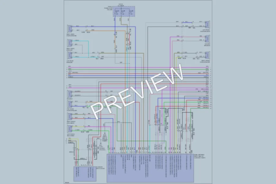 2013 Nissan Murano Radio wiring diagram preview