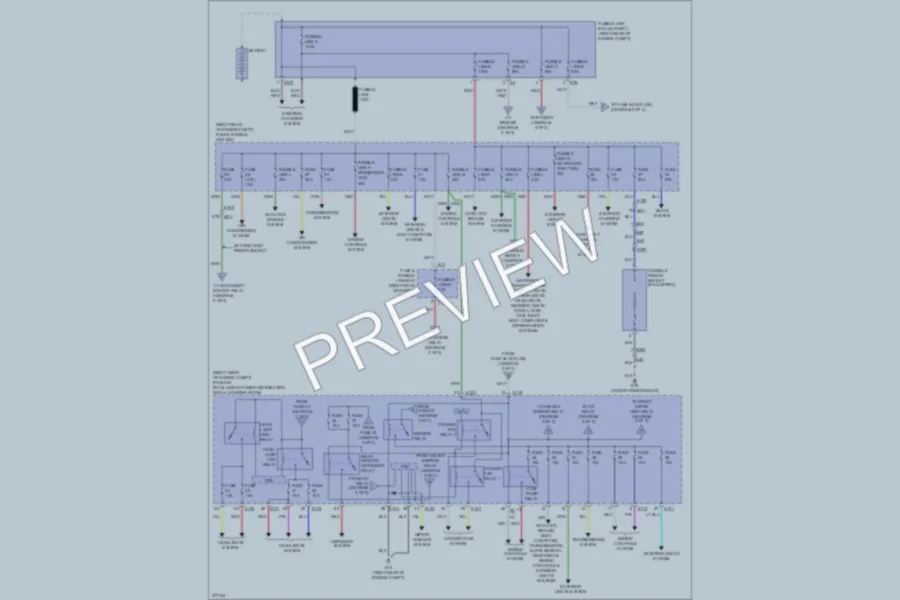 2013 Nissan NV2500HD Power Distribution wiring diagram preview