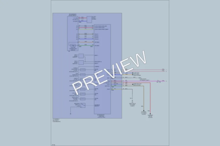2013 Nissan NV2500HD Transmission wiring diagram preview