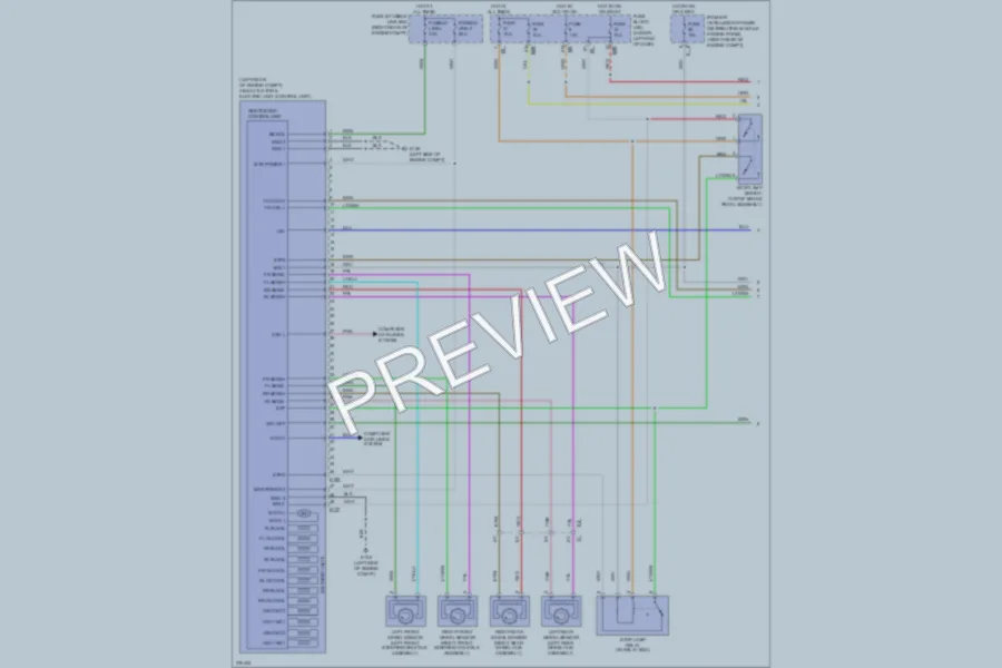 2013 Nissan NV3500HD Anti Lock Brakes wiring diagram preview