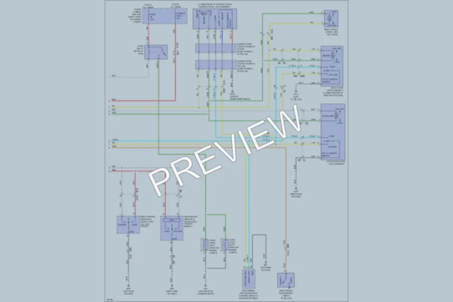2013 Nissan NV3500HD Anti Theft wiring diagram preview