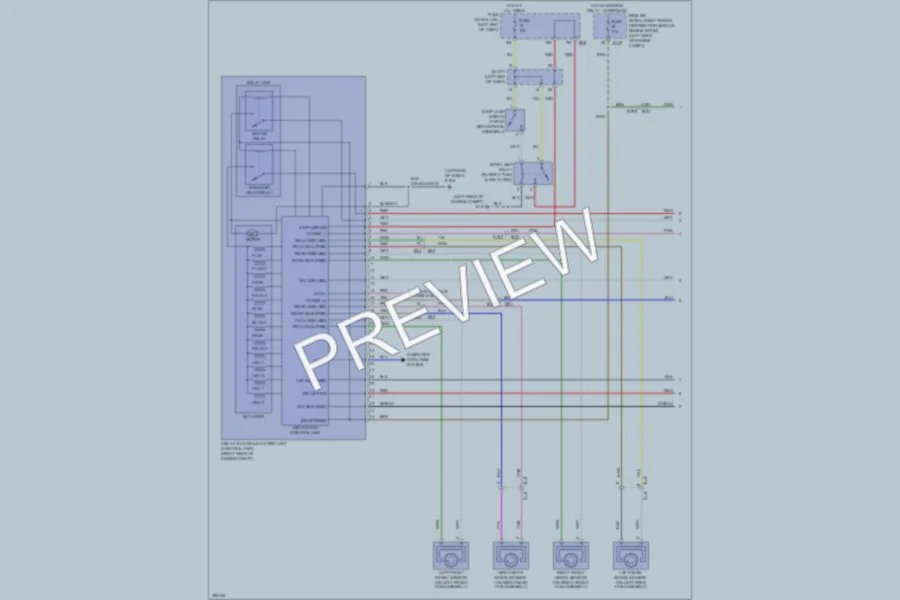 2013 Nissan Pathfinder Anti Lock Brakes wiring diagram preview
