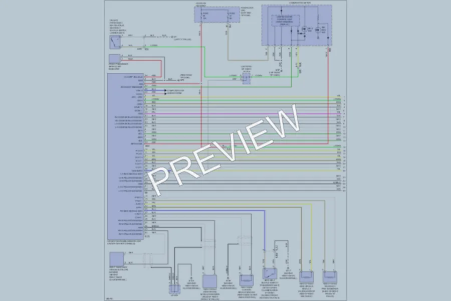 2013 Nissan Pathfinder Supplemental Restraints wiring diagram preview