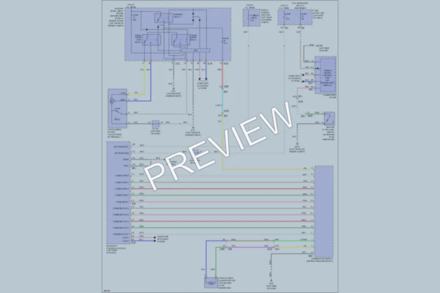 2013 Nissan Pathfinder Wiper Washer wiring diagram preview