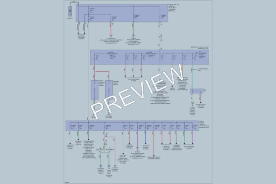 2013 Nissan Sentra Power Distribution wiring diagram preview