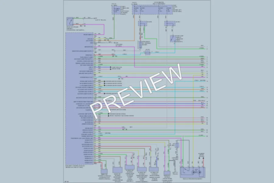 2013 Nissan Sentra Power Door Locks wiring diagram preview