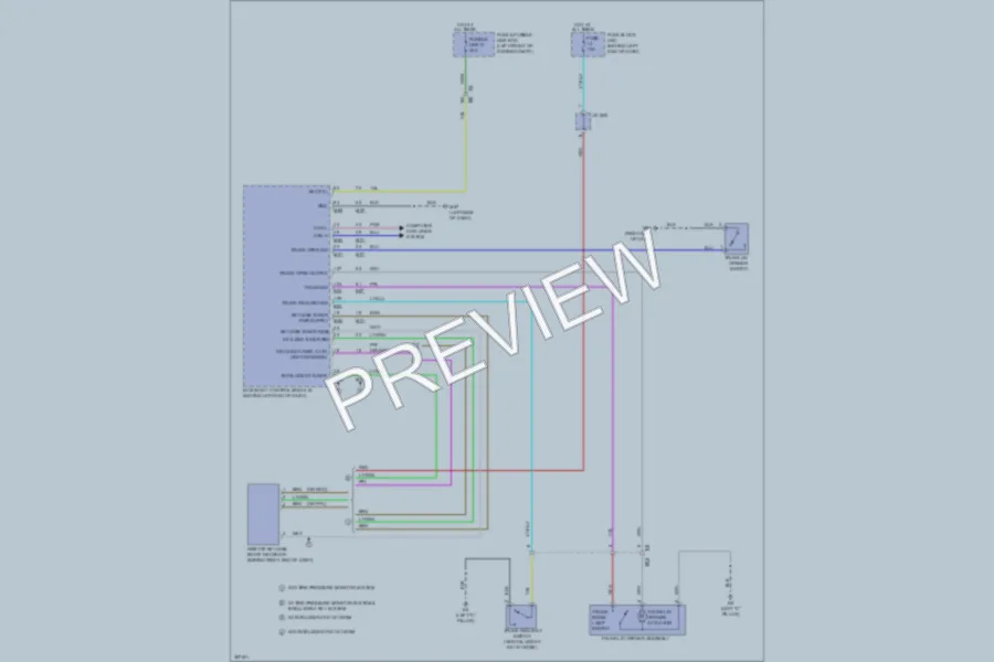 2013 Nissan Sentra Trunk Tailgate Fuel Door wiring diagram preview
