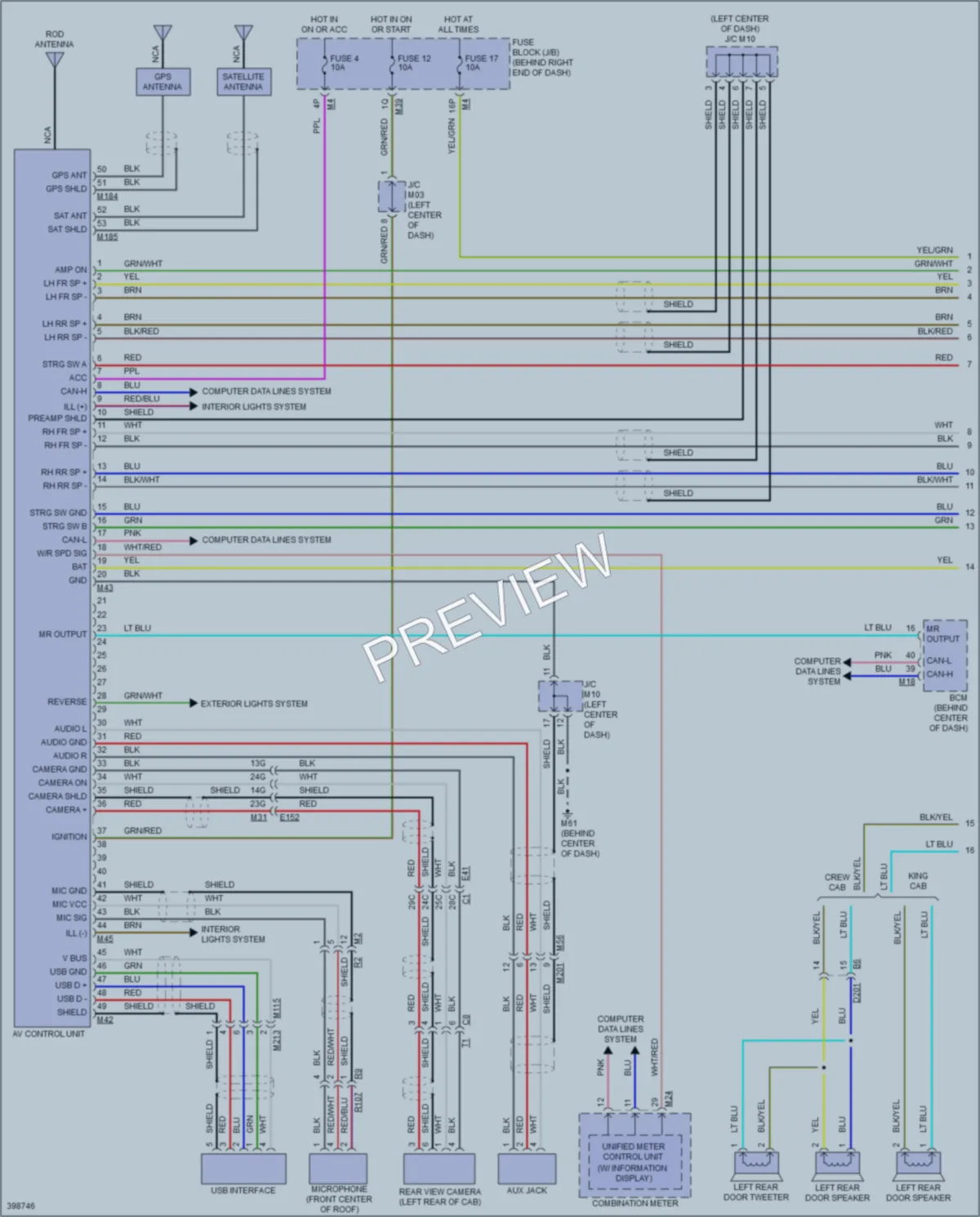2013 Nissan Titan Navigation wiring diagram preview