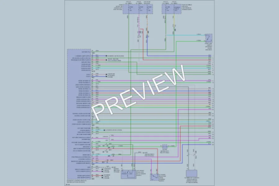 2013 Nissan Versa Power Door Locks wiring diagram preview