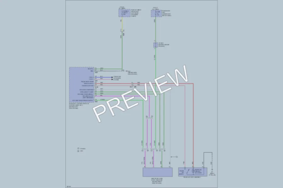 2013 Nissan Versa Trunk Tailgate Fuel Door wiring diagram preview