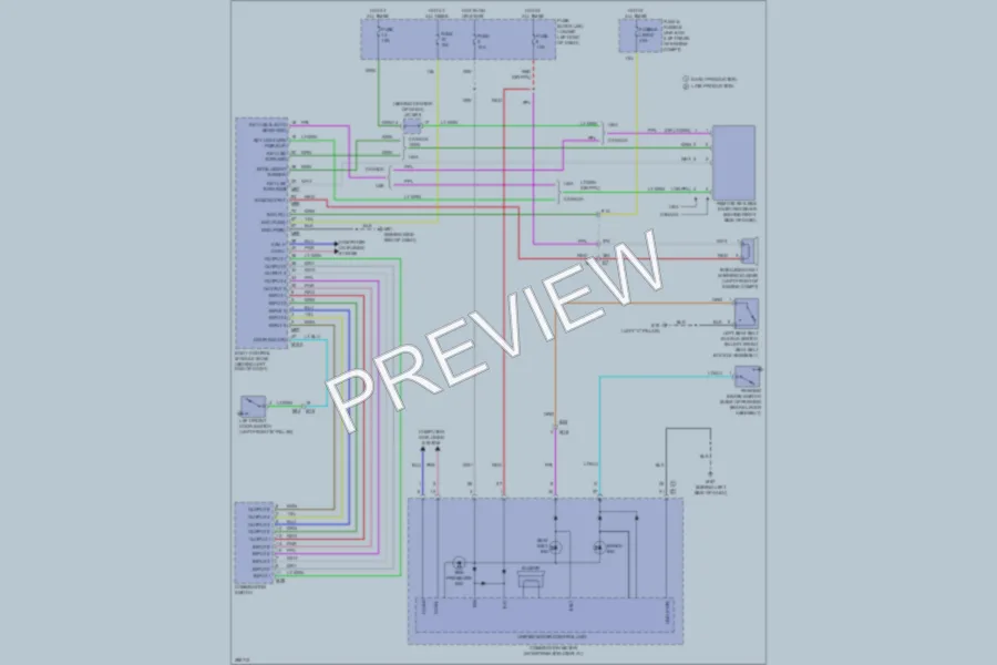 2013 Nissan Versa Warning Systems wiring diagram preview