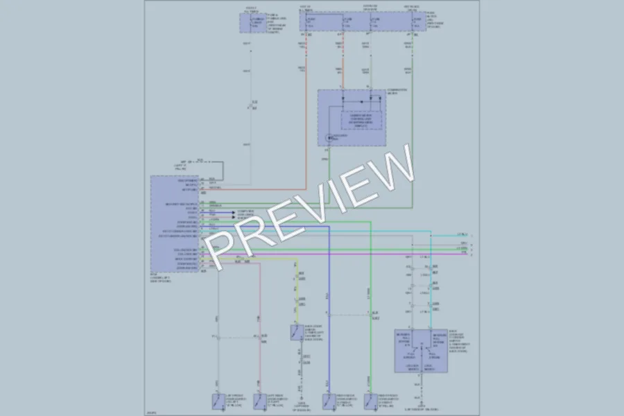 2013 Nissan Xterra Anti Theft wiring diagram preview