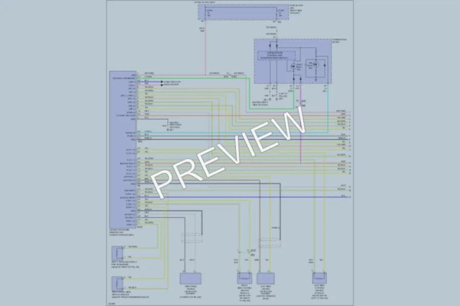 2013 Nissan Xterra Supplemental Restraints wiring diagram preview
