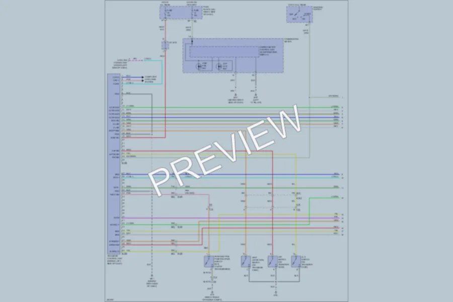 2013 Nissan Xterra Transmission wiring diagram preview