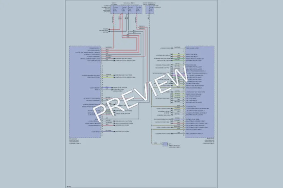 2013 Porsche 911 Body Control Modules wiring diagram preview