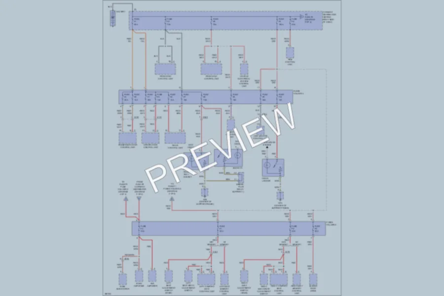 2013 Porsche 911 Power Distribution wiring diagram preview