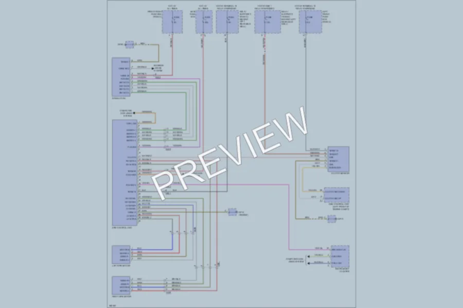 2013 Porsche 911 Shift Interlock wiring diagram preview