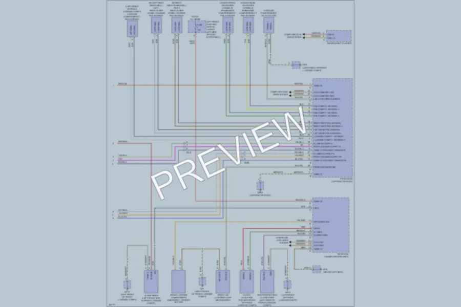 2013 Porsche Boxster Anti Theft wiring diagram preview