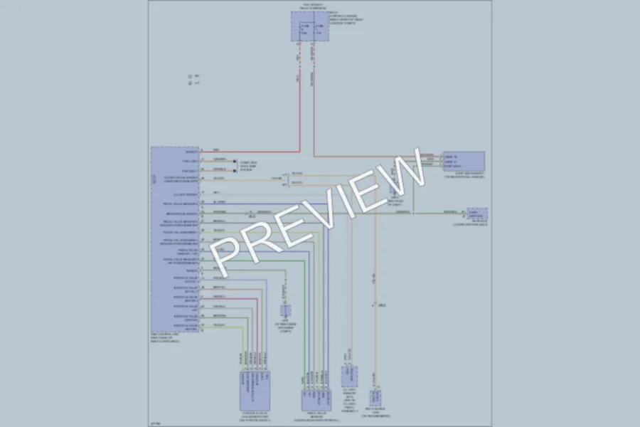 2013 Porsche Boxster Cruise Control wiring diagram preview