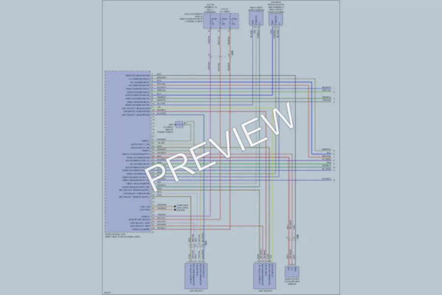 2013 Porsche Boxster Electronic Suspension wiring diagram preview