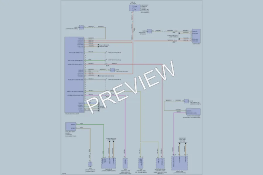 2013 Porsche Boxster Instrument Cluster wiring diagram preview