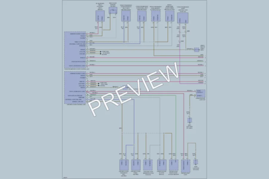 2013 Porsche Boxster Interior Lights wiring diagram preview