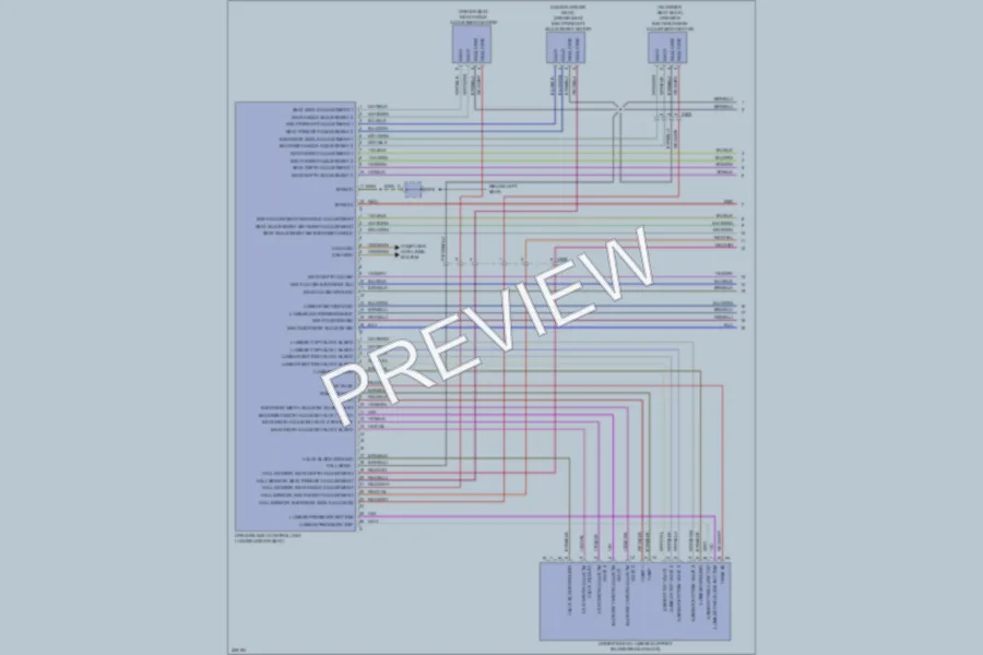 2013 Porsche Boxster Memory Systems wiring diagram preview