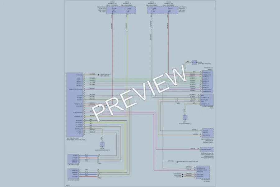 2013 Porsche Cayenne Shift Interlock wiring diagram preview