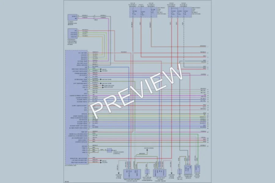 2013 Porsche Panamera Air Conditioning wiring diagram preview