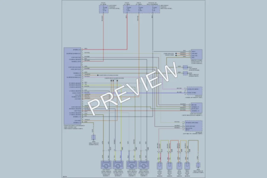 2013 Porsche Panamera Anti Lock Brakes wiring diagram preview
