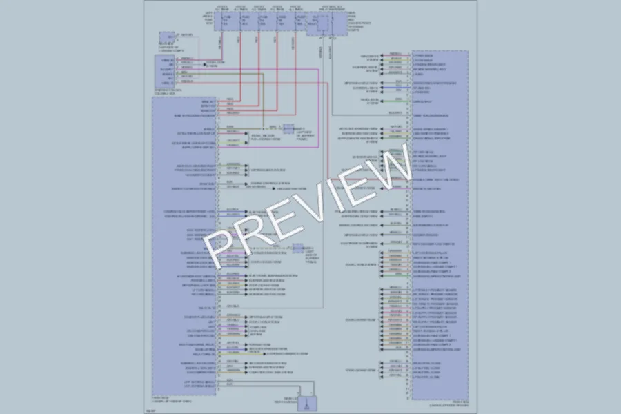 2013 Porsche Panamera Body Control Modules wiring diagram preview