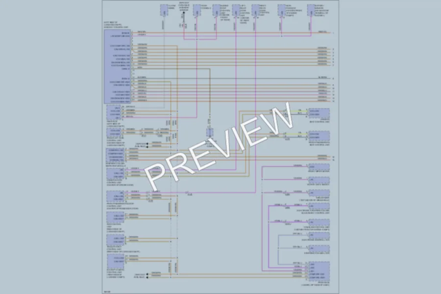 2013 Porsche Panamera Computer Data Lines wiring diagram preview