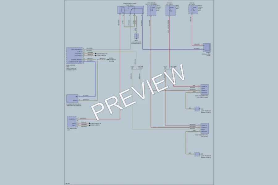 2013 Porsche Panamera Cooling Fan wiring diagram preview