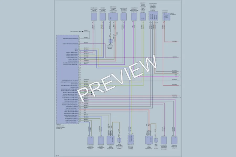 2013 Porsche Panamera Supplemental Restraints wiring diagram preview