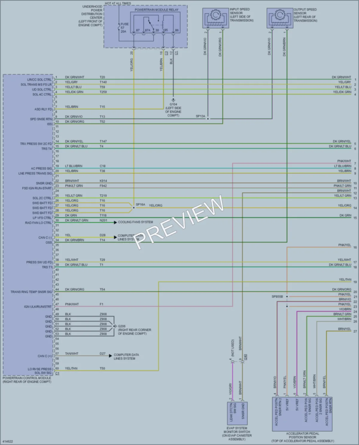 2013 Ram 3500Pickup Engine Performance wiring diagram preview
