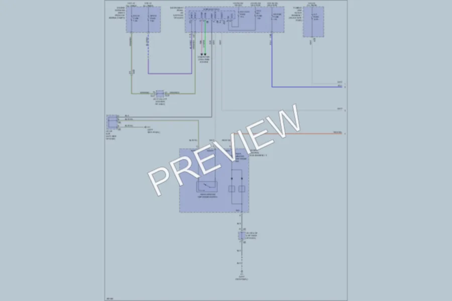 2013 Scion FRS Defoggers wiring diagram preview