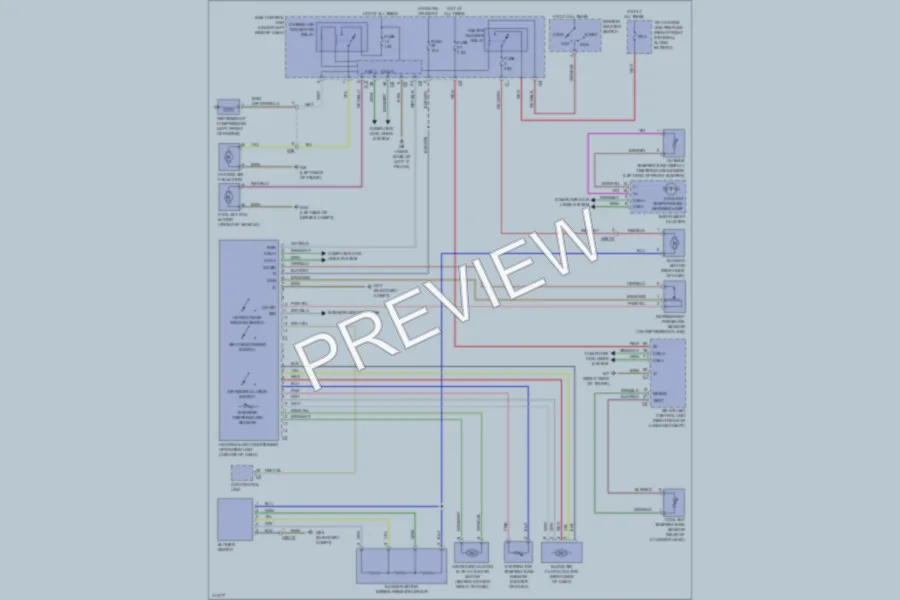 2013 Smart fortwo Air Conditioning wiring diagram preview