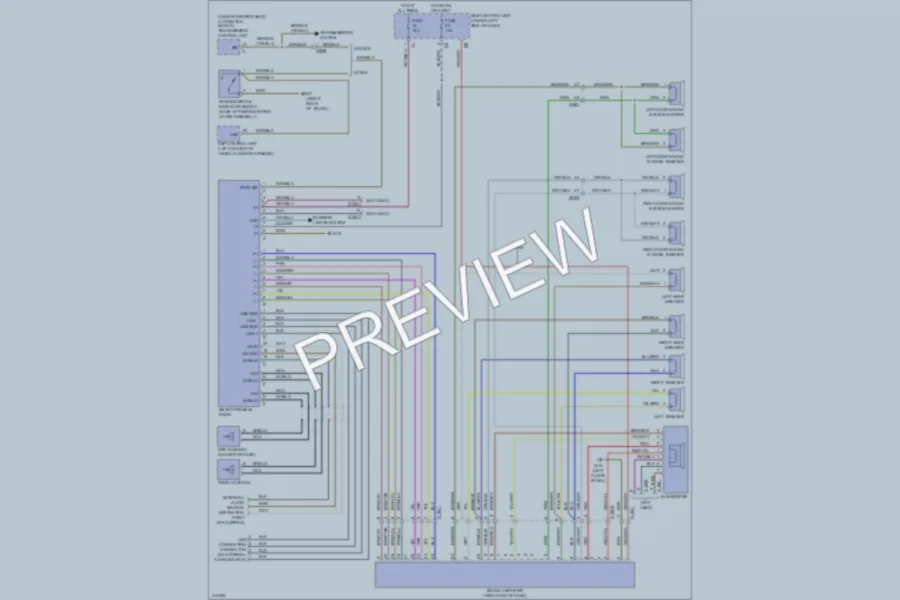 2013 Smart fortwo Navigation wiring diagram preview