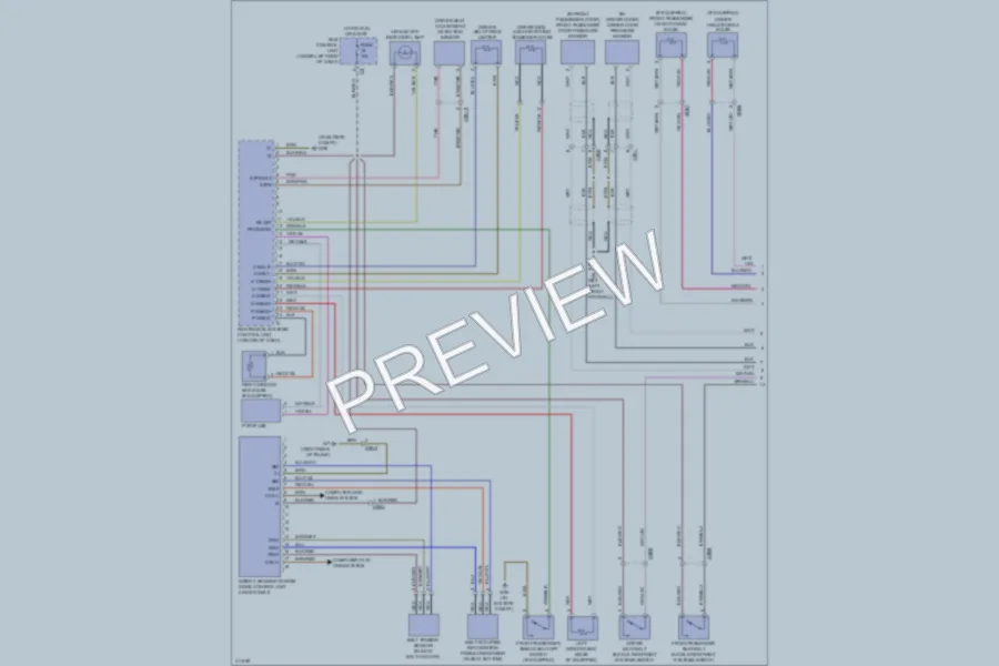 2013 Smart fortwo Supplemental Restraints wiring diagram preview