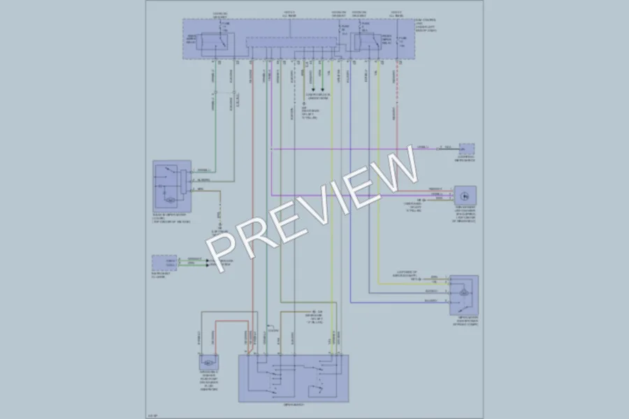 2013 Smart fortwo Wiper Washer wiring diagram preview