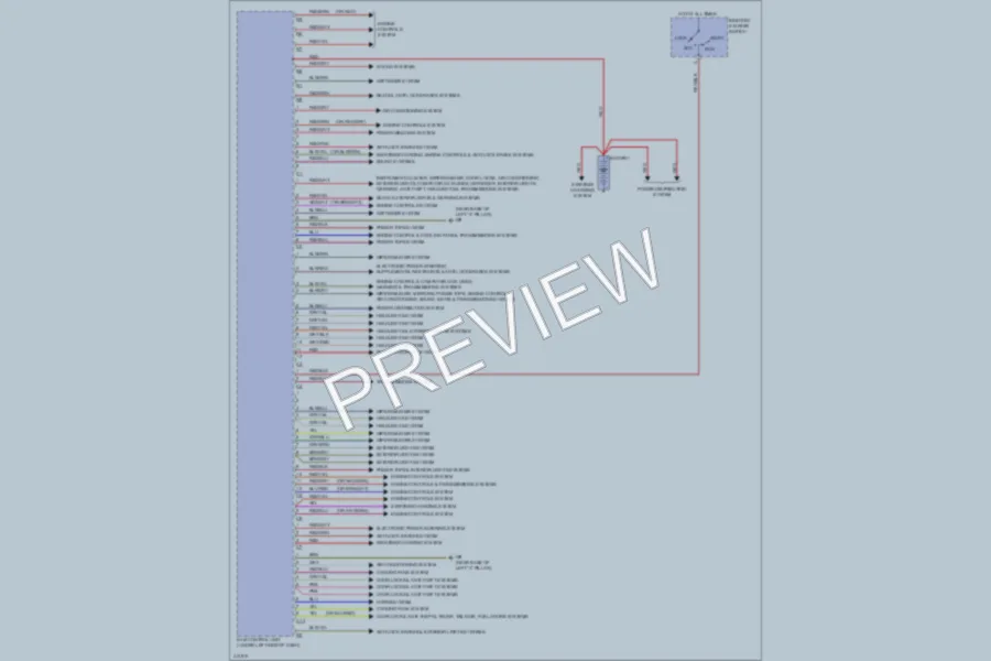 2013 Smart fortwoelectric Body Control Modules wiring diagram preview