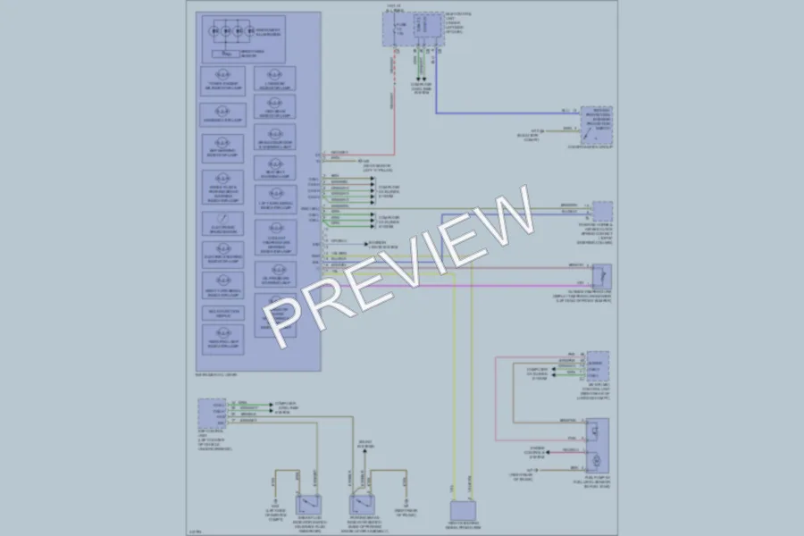 2013 Smart fortwoelectric Instrument Cluster wiring diagram preview
